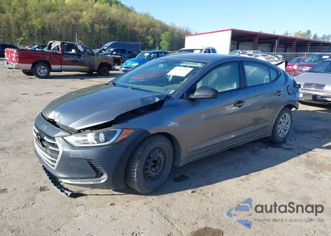 2017 Hyundai Elantra Se из США, поврежденный, VIN KMHD74LF2HU154617
